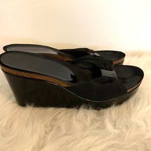 Donald Pliner wedge slip on shoes. Size 9.5